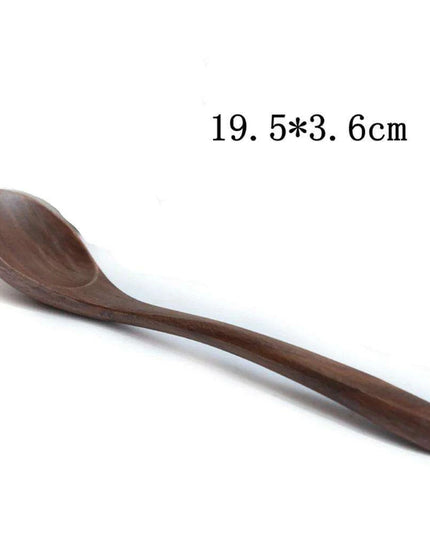 Elegant Black Walnut Spoon - Perfect for Desserts, Coffee, and Honey