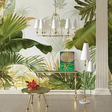 Custom Tropical Mural Wallpaper Hand Painted Any Size