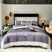 Purple / Twin size 3pcs / Flat Bed Sheet