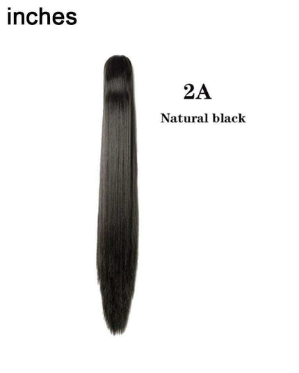 Effortless Glamour Long Wavy Clip-In Ponytail Extension for Instant Transformation