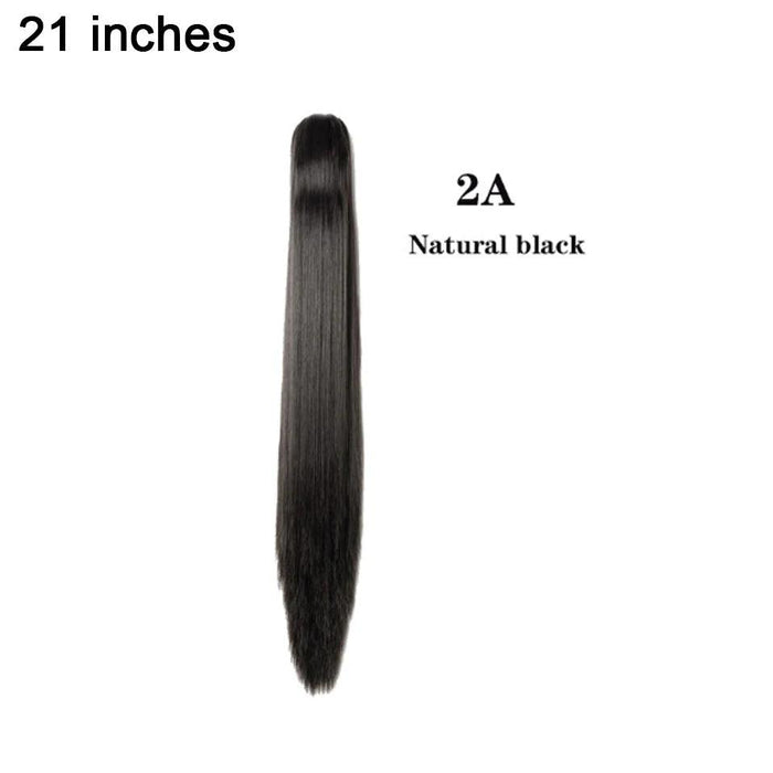 Effortless Glamour Long Wavy Clip-In Ponytail Extension for Instant Transformation