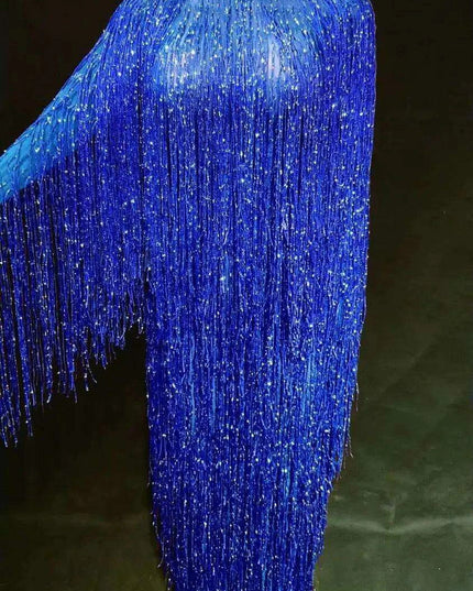 Glamorous Fringe Jazz Dance Ensemble - Perfect for Nightlife Performances