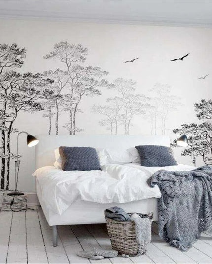 Tranquil Tropical Oasis 3D Wall Mural - Custom Sizes Available