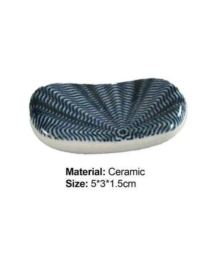 Elegant Japanese Ceramic Chopstick Holder - Stylish Anti-Slip Accessory for Refined Dining Experiences