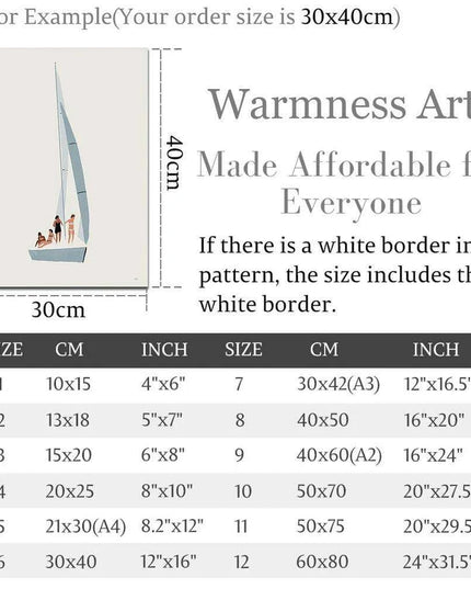 Serene Coastal Sailboat Canvas Art - Minimalist Nursery Decor for Calm Spaces