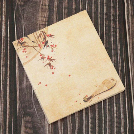 Retro Cartoon Tear-off Notepad - A Must-Have for Stationery Collectors