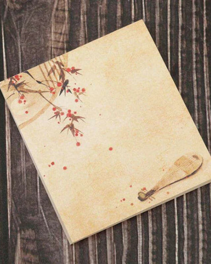 Retro Cartoon Tear-off Notepad - A Must-Have for Stationery Collectors