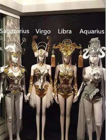 Zodiac-Themed Women's Cosmic Battle Attire