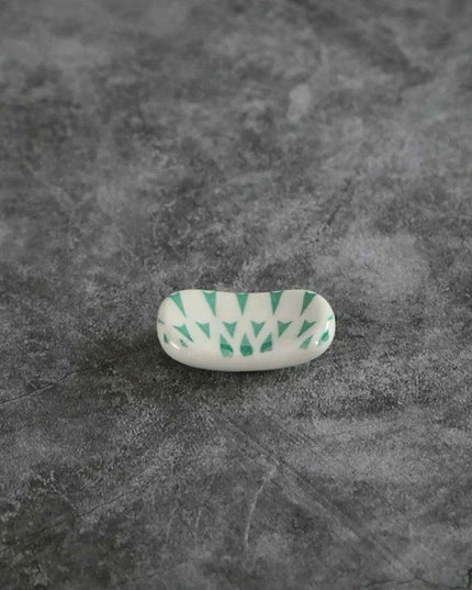 Elegant Square Ceramic Chopstick Holder - 1pc for Stylish Dining Experience