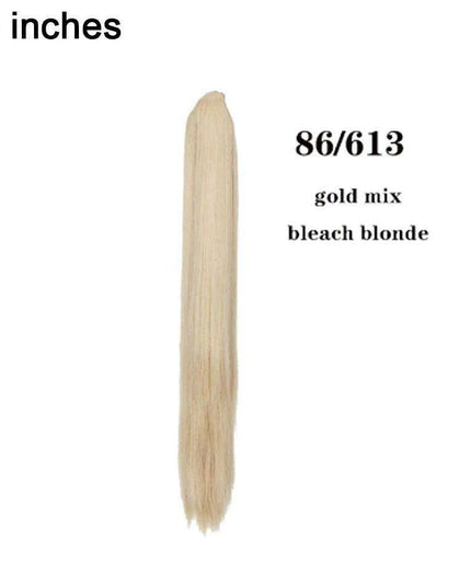 Effortless Glamour Long Wavy Clip-In Ponytail Extension for Instant Transformation