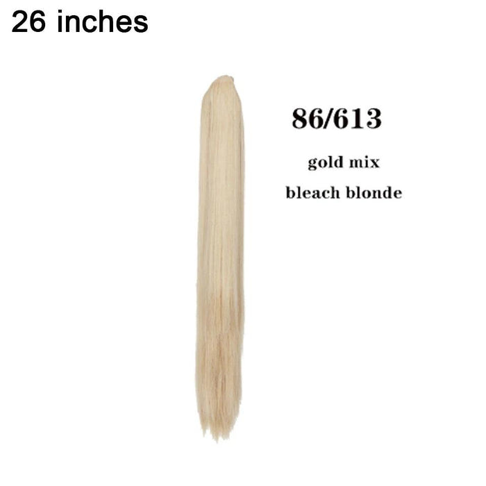 Effortless Glamour Long Wavy Clip-In Ponytail Extension for Instant Transformation