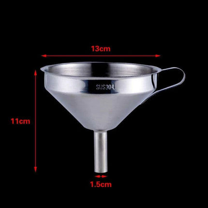Versatile Stainless Steel Mesh Funnel Filter Set - Master Your Cooking Techniques