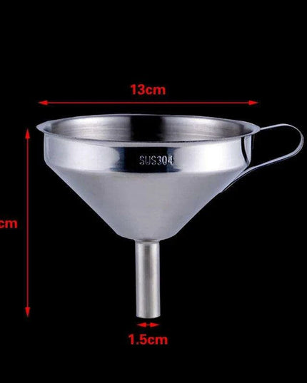 Versatile Stainless Steel Mesh Funnel Filter Set - Master Your Cooking Techniques