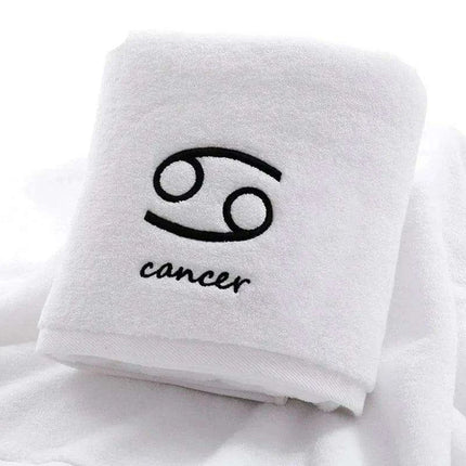 Celestial Zodiac Luxury Quick-Dry Cotton Towel Collection