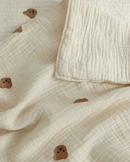 Cozy Bear Cotton Infant Sleep Wrap - Adorable Blanket for Sweet Dreams