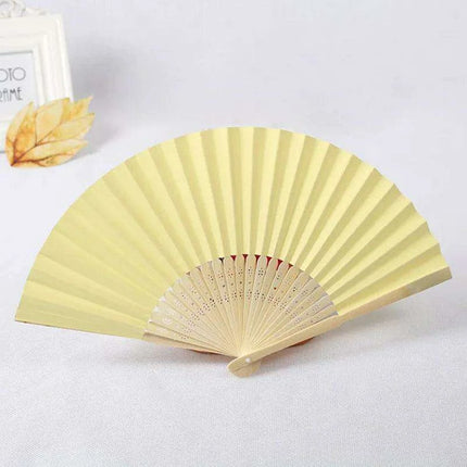 Customizable Bamboo Folding Fan for Artistry and Unique Gifting