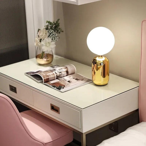 Scandinavian Elegance: Glass Table Lamp Set for Stylish Home Lighting