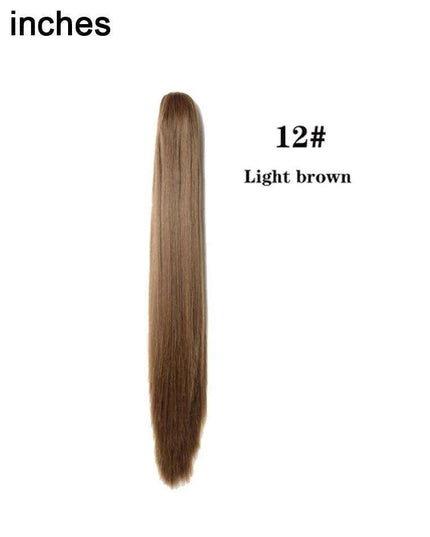 Effortless Glamour Long Wavy Clip-In Ponytail Extension for Instant Transformation