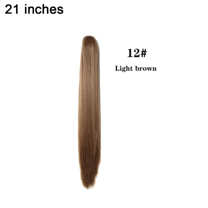 Effortless Glamour Long Wavy Clip-In Ponytail Extension for Instant Transformation