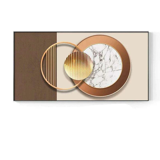 Elegant Geometric Canvas Art Prints: Transform Your Home Decor