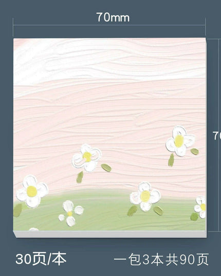 Serene Landscapes Sticky Note Pads for Effortless Organization