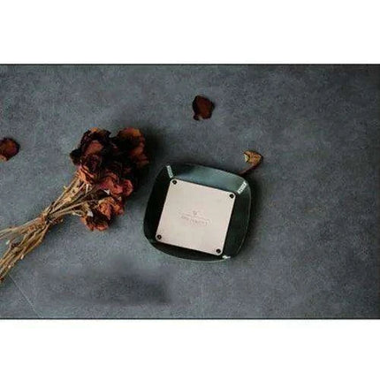 European Elegance Genuine Leather Jewelry Organizer Tray