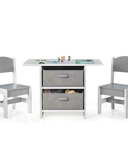 Creative Playtime Table and Chair Set for Kids - Interactive Furniture with Storage Solutions