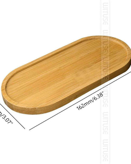 Bamboo Elegance: Rustic Multi-Functional Tray for Home Decor
