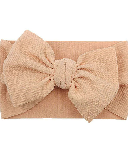 Chic Oversized Bow Turban Headband for Fashion-Forward Baby Girls