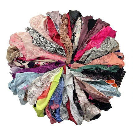 Assorted 10/20 Pack of Women's Thongs and G-Strings - Soft T-Back Underwear Collection