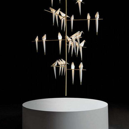 Nature-Inspired Nordic Bird Ceiling Lamp with Elegant Design