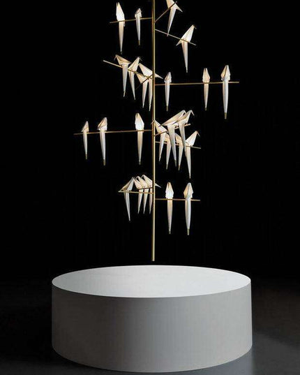 Nature-Inspired Nordic Bird Ceiling Lamp with Elegant Design