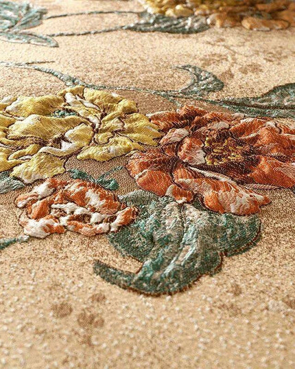 Elegant European Round Dining Table Cover for 1.8m to 2m Tables