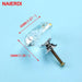 Luxurious Diamond-Shaped Glass Knobs with Elegant Gold Accents for Home Decor Upgrade