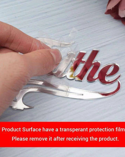 Customized Reflective Acrylic Name Display for Special Occasions