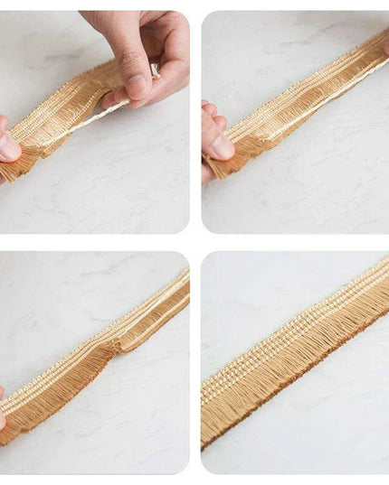 Elegant Black Velvet Dining Table Cover with Exquisite Gold Accents