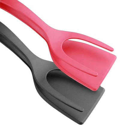 Versatile 2-In-1 Kitchen Spatula and Tongs for Hassle-Free Cooking