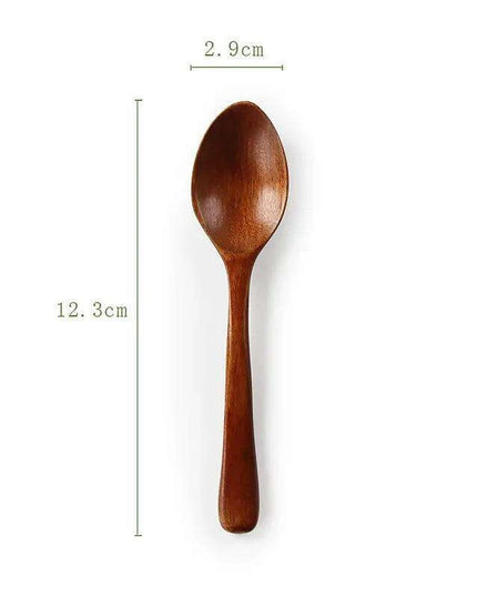 Handcrafted Eco-Friendly Japanese Wooden Spoon - Essential Tool for Soups, Rice, and Desserts