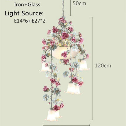 Rose Blossom Luxury LED Chandelier - Artistic Illumination for Elegant Spaces