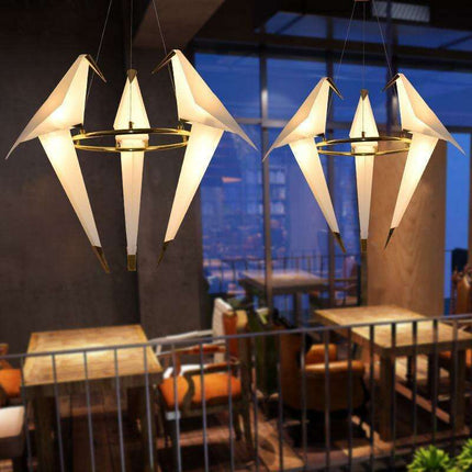Nature-Inspired Nordic Bird Ceiling Lamp with Elegant Design