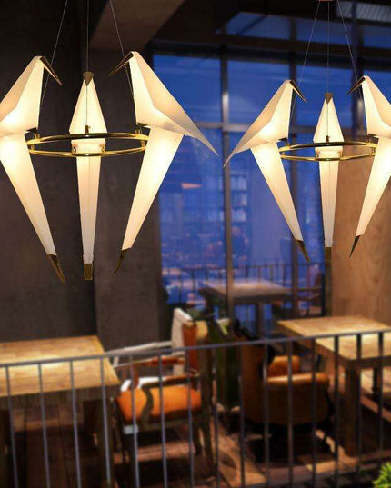 Nature-Inspired Nordic Bird Ceiling Lamp with Elegant Design