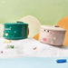 Dino-Themed Stainless Steel Lunch Bowl Set - Fun Meal Container for Kids
