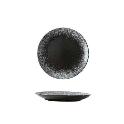 Elegant Japanese Stoneware Dining Plate Set - Choose Your Ideal Size (6, 8, or 10 Inch)