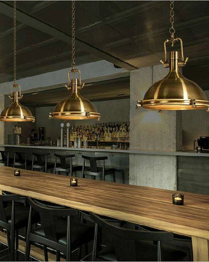 Industrial Vintage Black Metal Pendant Light for Rustic Home Interiors