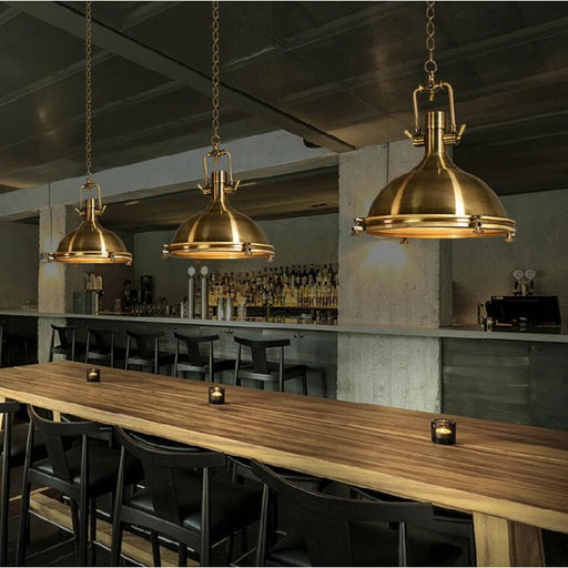 Industrial Vintage Black Metal Pendant Light for Rustic Home Interiors