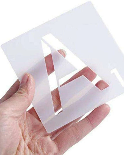 26-Piece Versatile Alphabet Stencil Set for Creative Crafts and Home Decor
