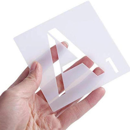 26-Piece Versatile Alphabet Stencil Set for Creative Crafts and Home Decor