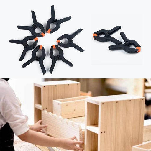 Heavy-Duty Plastic Woodworking Clamps with Soft Splint Material