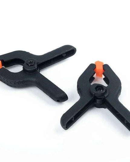 Durable 6-Piece Plastic Spring Clamp Set for Woodworking and DIY Tasks