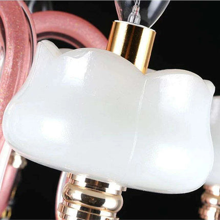 Enchanting Pink Crystal Chandelier for Dreamy Spaces